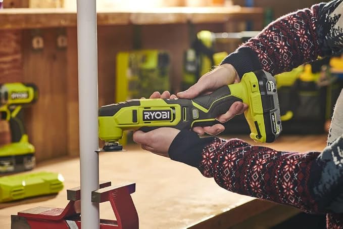 RYOBI RMT18-0 18V ONE+ Cordless Multi-Tool (Bare Tool), Hyper Green