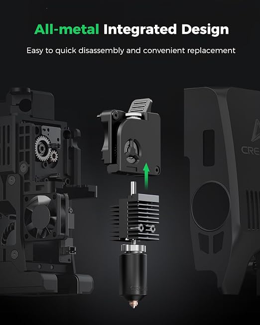 Creality Official K2 Ceramic Heating Block Hotend Kit, with Quick-swap Nozzle Kit, Supports 300°C High Temperature, All-Metal Integrated Design Extruder Hotend Kit for 3D Printers K2 Combo