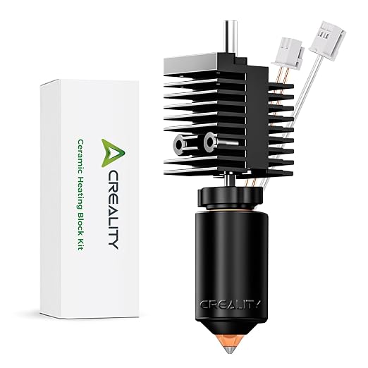 Creality Official K2 Pro Ceramic Heating Block Hotend Kit, Upgraded Larger Cavity, with Quick-swap Nozzle Kit, Supports 350°C High Temperature Extruder Hotend Kit for 3D Printers K2 Pro Combo