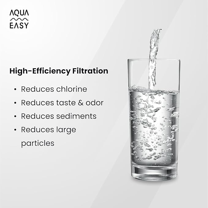 AquaEasy Go 4 Inch Activated Carbon Water Filter Candle (2 Piece) Replacement Gravity Water Filter Candle Compatible With AquaEasy Go and Gravity water filter systems