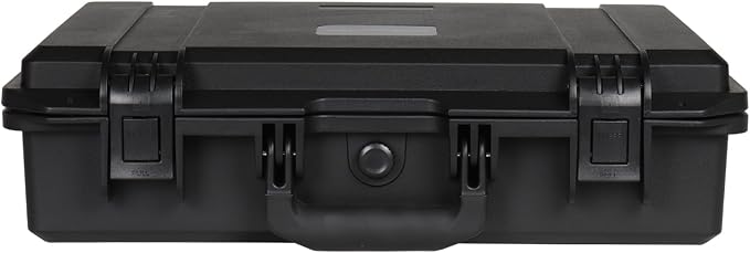 IP67 Waterproof Protective Hard Case with Custom Foam Insert, 18", Black | Tool Box For Technicians And Photographers; Fits Tools, Cameras, Drones, Audio Gear, Electronics And Test Instruments
