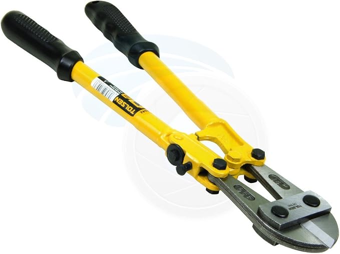 TOLSEN Bolt Cutters Heavy Duty, Bolt Cutter for Padlocks, Lock Cutter Heavy Duty Chain, Rods, Rivets, Locks and Wire Cutter - Ergonomic Non-Slip Handle Bolt Cutter (14")