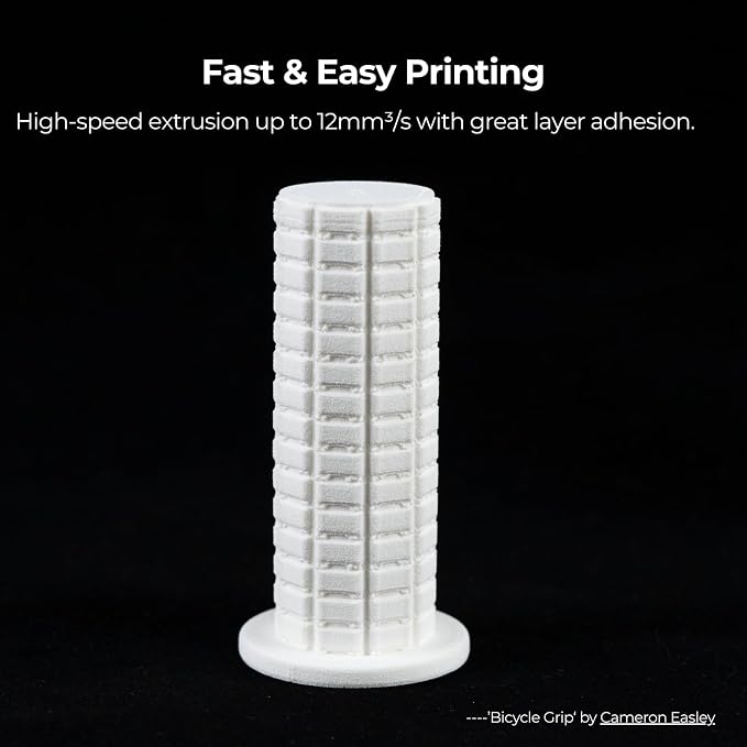Siraya Tech Flex TPU Air - Lightweight Active Foaming Flexible 3D Filament, Adjustable Hardness 65A-82A, High-Speed Printing, Easy to Use, for Wearables, Sports Gear & Soft Prototypes (White, 1kg)