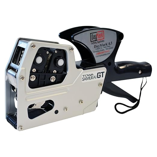 DayMark Metal Date Coder DM4.5 SpeedyMark 2-Line Marking Gun Labeler, "Prep/Use By"