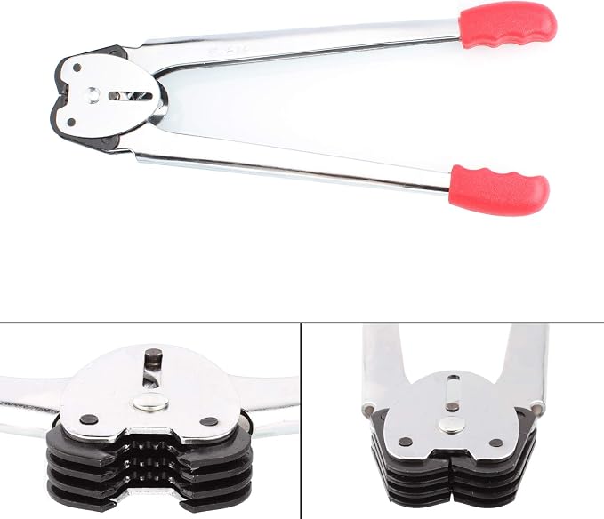 Pallet Packaging Strapping Banding Kit, Heavy Duty Manual 4 in 1 PET/PP Manual Strapping Tools Packing Machine Set Tensioner & Sealer 100m Packing Belt, 50 pcs Wide Coil Reel for Packing