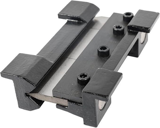 KAKA INDUSTRIAL Vise Mount Metal Brake Bender,5-Inch(125mm) Magnetic Vise for 14Ga. (2mm) Steel & 1/8" Aluminum, Quick-Release for DIY Metalworking & Small Box Fabrication BDS-5
