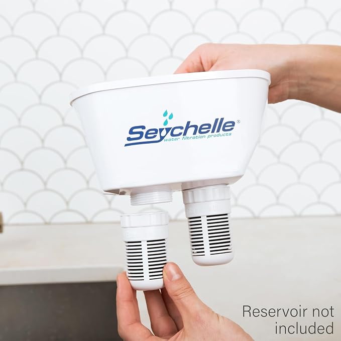Seychelle Regular Replacement Filters for Gen 2 Dual Water Pitcher (Also Compatible with Alexapure Pitcher)