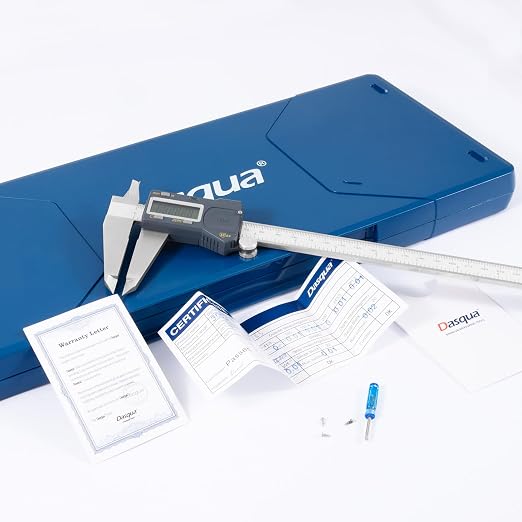 Digital Caliper 12 Inch (0–300mm), Large LCD Electronic Calipers with Inch/Metric Conversion, Stainless Steel Measuring Tool, ±0.03mm Accuracy