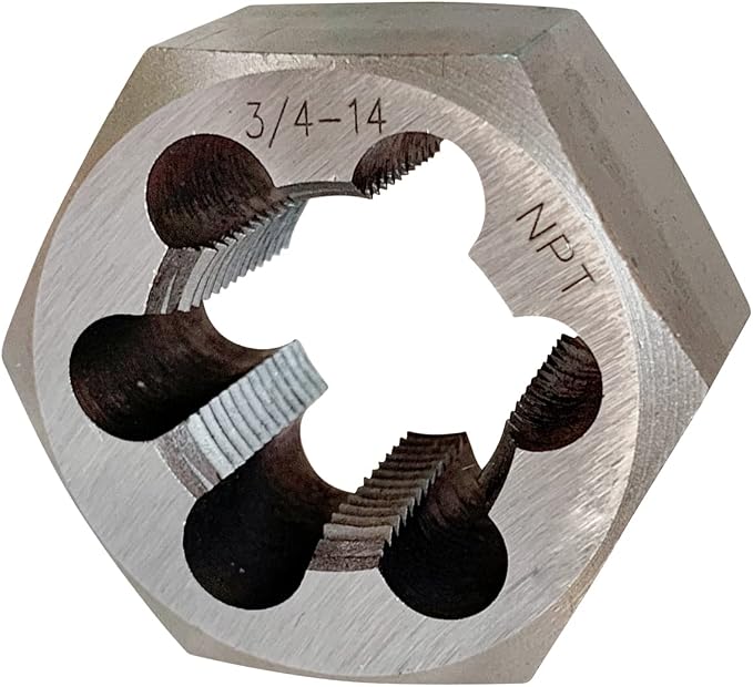 NPT Pipe Hex Die Cartbon Steel 3/4"-14