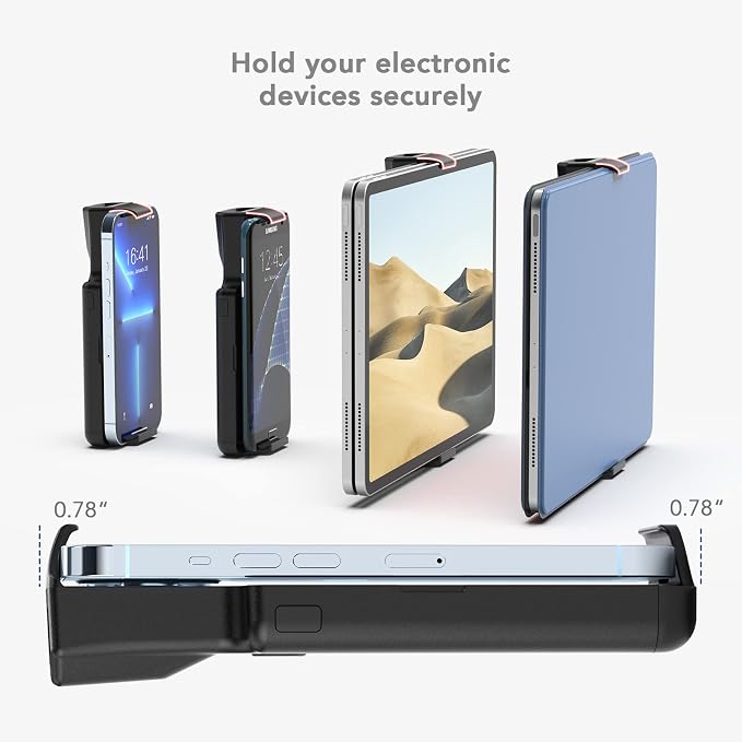 Eyoyo 1D 2D QR Portable Bluetooth Barcode Scanner with 3000mAh Battery, Compatible with iPad, Tablet, iPhone, Android Phone, Wireless UPC Bar Code Reader for Library Book Warehouse Inventory