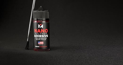 Nano Polymer Adhesive (120ml) - Ultimate 3D Printing Bed & Build Plate Adhesion - No Mess, Non-Toxic, Works for PLA, ABS, PEI, PEEK, Nylon, PC and More. Easy Application, Easy to Clean!