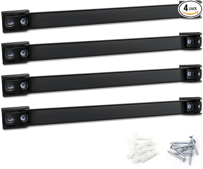 DGSL Magnetic Tool Holder Strip 4 Pack, 12 In Heavy Duty Tool Organizer Magnetic Strip, Tool Magnet Bar For Garage Tool Organization