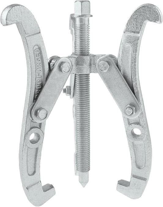 ChgImposs 6 Inch 3-Jaw Gear Puller, 2 Jaw 3 Jaw Puller for Pulley Gears Bearings and Flywheels, Heavy Duty Pulley Puller with Reversible Jaws, High Carbon Steel Removal Tool Bearing Puller Tool