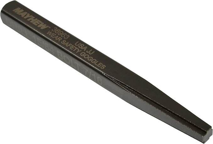 Mayhew Tools 37332 Screw Extractor Set, 5-Piece, Black Oxide Finish