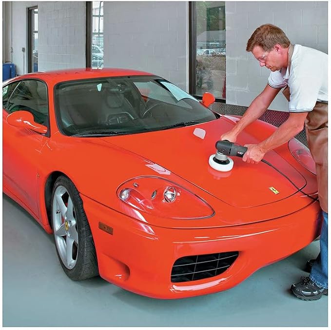PORTER-CABLE Buffer Polisher, Car Polisher for Car Detailing, 6-Inch, Orbital, Variable Speed (7424XP)