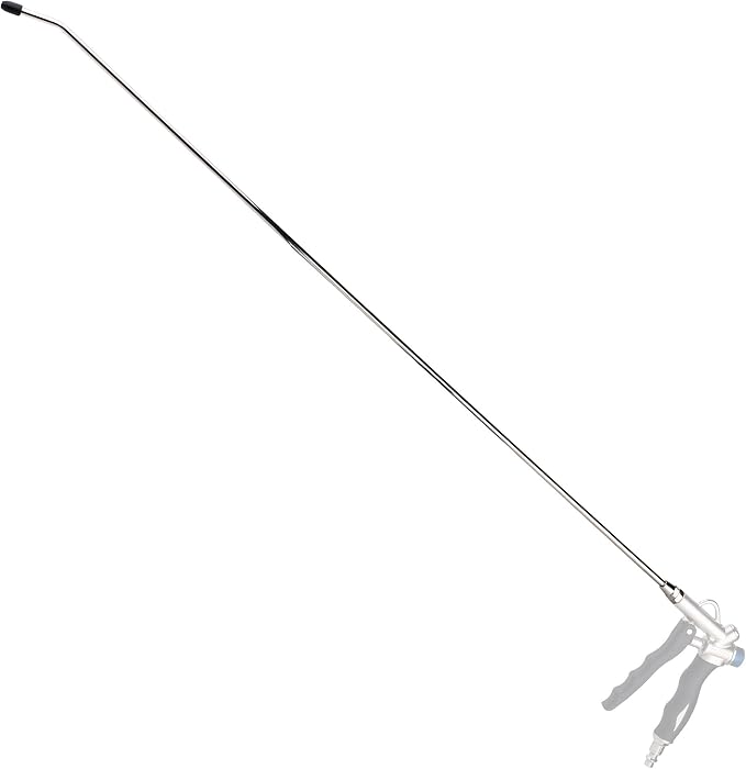 Capri Tools 29.5 In. Angled Nozzle with Rubber Tip For Air Blow Gun