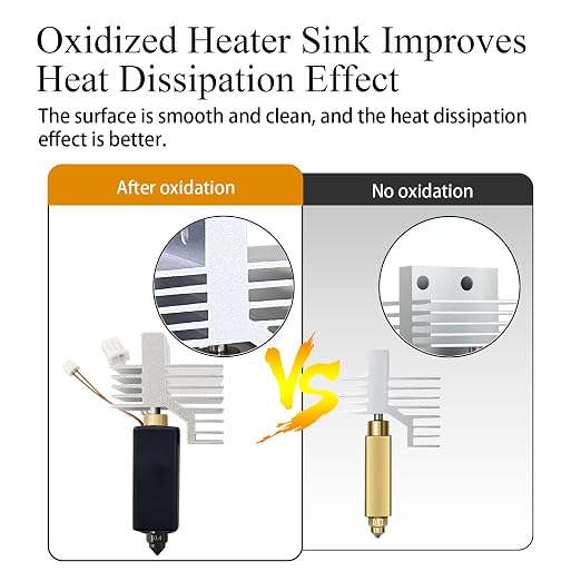 3PK 0.2/0.4/0.6MM CC2 Hardened Steel Ceramic Hotend for Centauri Carbon 2 | 350°C Heat-Resistant Print Head, Quick-Detachable Nozzles, 500 mm/s High Rapid with Heater Cartridge Heating Block for Elegoo