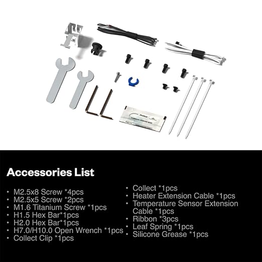 Phaetus Rapido Hotend 2F Black 1.75mm UHF PT1000