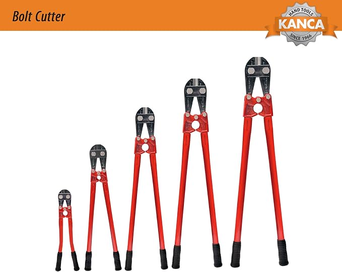 KANCA Bolt Cutter BC-10, Drop-Forged Metal Cutter and Steel Cutter, 26'' INCH Cutting Capacity 10 MM, Hand Tools & Home Improvement, Heavy Duty Cutter, Red Colour