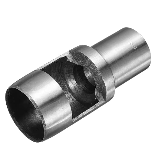 HARFINGTON Leather Round Hole Punch, 50mm Hollow Hole Puncher Cutter Carbon Steel Circle Hole Punching Cutting Tool for Belt/DIY Leather Craft