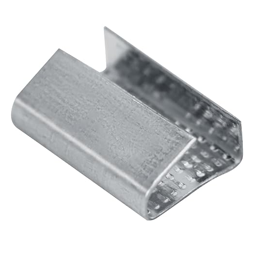Open Serrated Strapping Seals for 5/8" Polyester Poly Polypropylene Strap Pallet Banding Clips(1000)