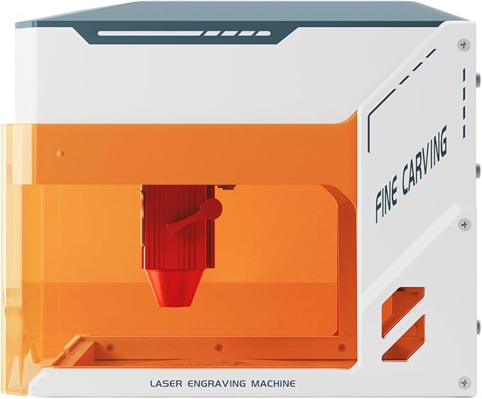 WAINLUXPRO 5W Laser Engraver, Portable Engraving Machine for Wood Leather Glass, 80×80mm, WiFi/USB/Offline, No Assembly Required, Class 1 Safety
