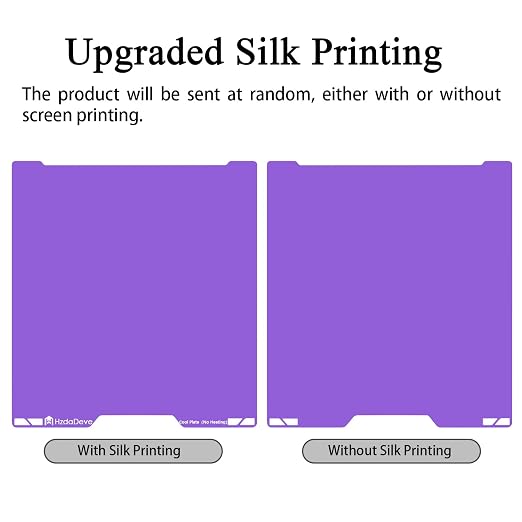 HzdaDeve Upgraded Cool Plate for H2C/A2L Combo No Heating No Glue Low Temperature Cold Build Plate 335x346.5MM Double Sided Smooth Board Sheet Bed PEI Platform for Bambu Lab 3D Printer (Purple)