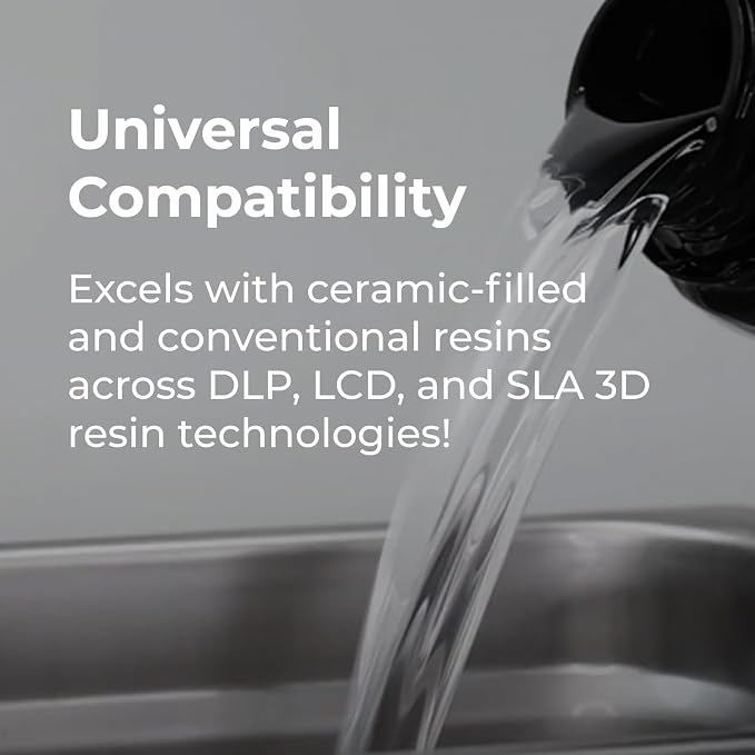 Pac-Dent Rodin Universal Resin Cleaner, 1 Gallon - IPA-Free 3D Printing Resin Cleaner for Dental SLA/DLP/LCD, Nonflammable Low-Odor Alternative to Isopropyl Alcohol