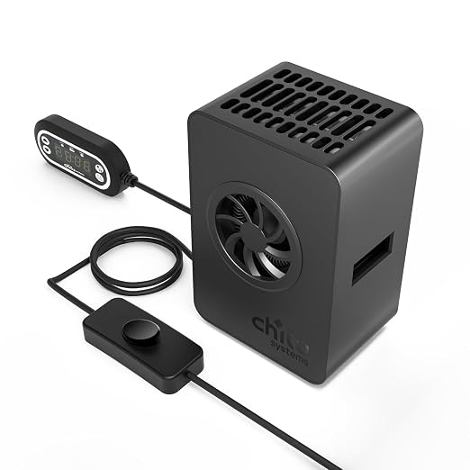 Chitu Systems Upgraded 3D Printer Mini Heater-LCD Resin & FDM 3D Printer Chamber Heater, Easy Installation, High-Performance Fan, Overheat Protection, Compatible with Bambu Lab P1P/P1S/X1
