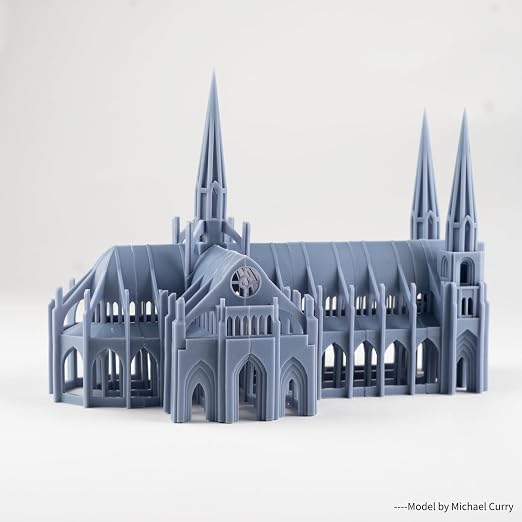 Siraya Tech Build 3D Printer Resin - High Precision Engineering Resin, Non-Brittle, Tappable, Low Warp & Shrink, for Detailed Models & Functional Parts and 8K LCD 3D Printers (Sonic Grey, 1kg)