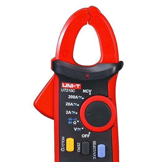 UNI-T Digital Clamp Meter UT210C AC/DC Voltmeter AC Amp Meter Clamp Multimeter Tester Continuity Tester Capacitor Mini Current Meter HVAC Tool