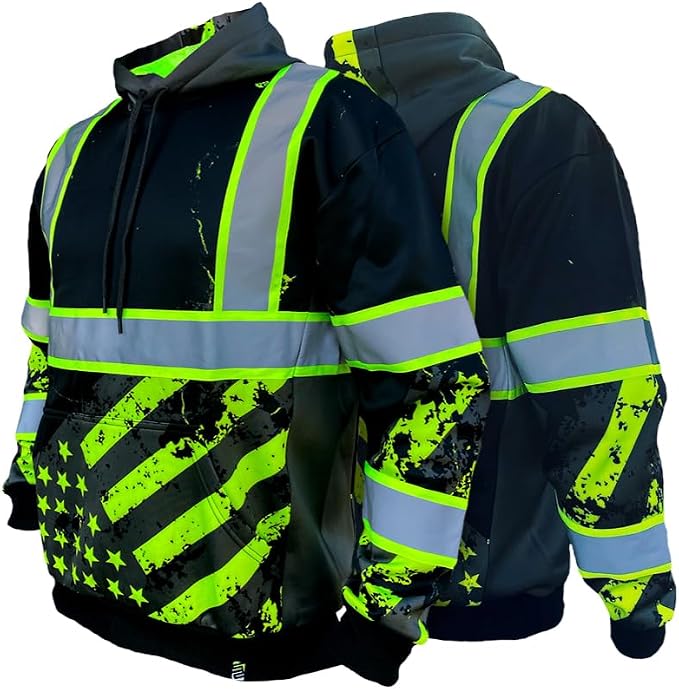 SafetyShirtz SS360 ANSI Class 3 Type R Graphic Hoodie
