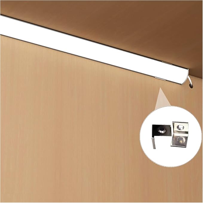 THMOOTHER V Shape 6.6FT 200CM LED Strip Aluminum Channel Diffuser, 10-Pack 16x16MM Anodized Silver Track with Curved Milky Cover, Corner Connector and Mounting System
