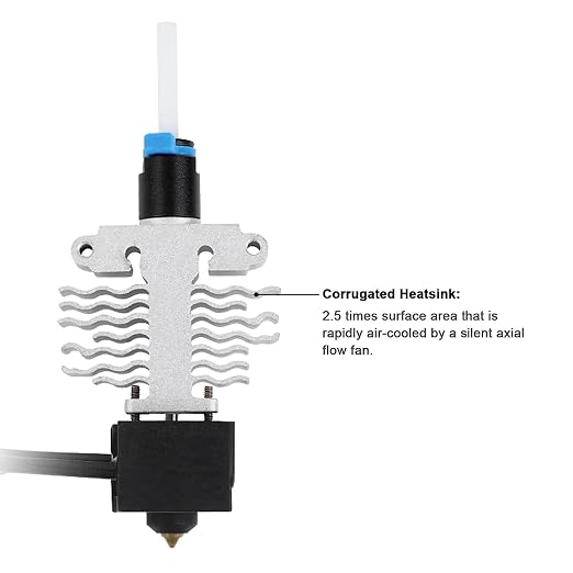 Creality Official Ender 5 S1 Hotend Kit Replacement High Temperature High Speed Complete Nozzle Hot End Kit, Original Hotend Replacement Accessory Kit for Ender 5 S1 3D Printer