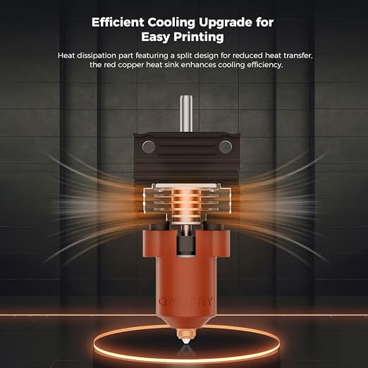 Creality Official K1/K1 Max/K1C Hotend Upgrades Kit,Ceramic Heating Block Ki with Unicorn Quick Swap Nozzle, Support 300°C High Temperature and 600mm/s High-Speed for K1 Series 3D Printer