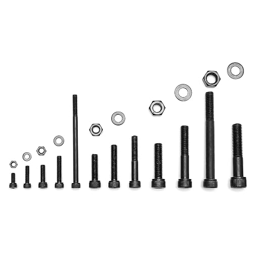 434PCS M5 M6 M8 M10 M12 Metric Bolt Assortment 12.9 Grade Cylindrical Head Screws Nuts and Washers Hex Socket Head Cap Machine Screws Kit