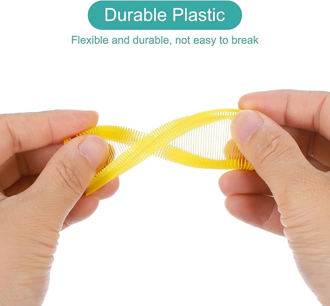 uxcell 5000pcs 0.8 Inch(20mm) Micro Tagging Gun Fasteners, Tag Pins Clothing Tagging Barbs Attachments Plastic Garment Price Tag Barb for Clothes, Yellow