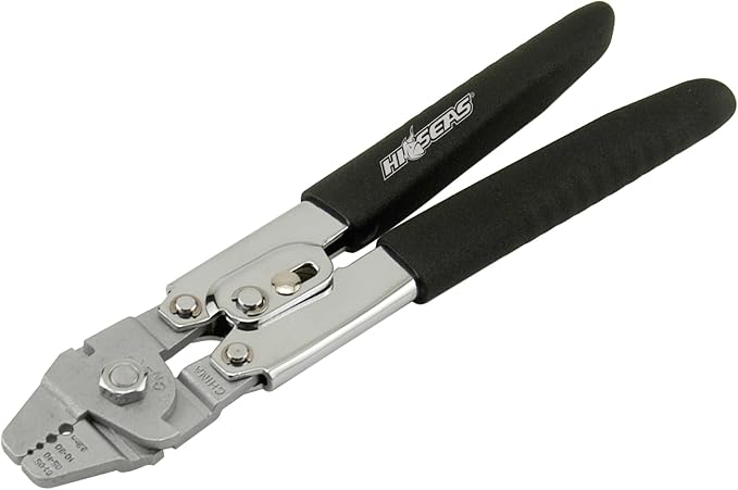 Hi-Seas Pro Hand Swager Crimp Sleeves (Silver/Black)