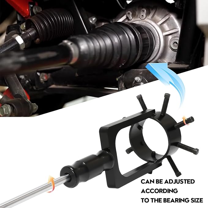 3 inch CV Axle Shaft Puller Tool Kit ，UTV/ATV CV Axle Removal Tool，Heavy Duty Axle Puller with Slide Hammer for Cars, Trucks, ATV & UTV - CV Joint & Driveshaft Removal Tool Set
