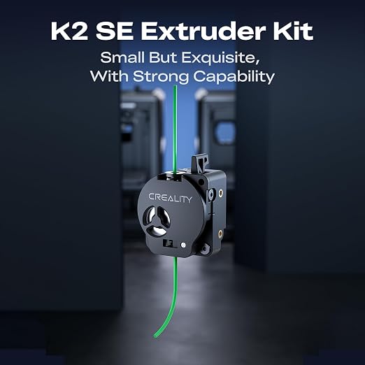 Creality K2 SE Extruder Kit, Strong Capability 48.5 * 42 * 41.5mm High Torque 6.25:1 Reduction Ratio Dual Gears for Smooth Feeding High Hardness and wear-Resistant Gears