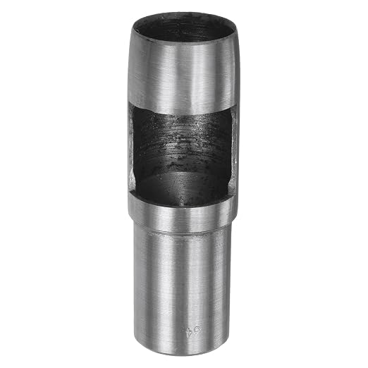 HARFINGTON Hollow Punch for Leather 34mm Round Hole Punch Tool for Belt Puncher Carbon Steel Single Punch for Watch Belts Cut Leather Craft Rubber Paper Fabric Plastic Soft Material