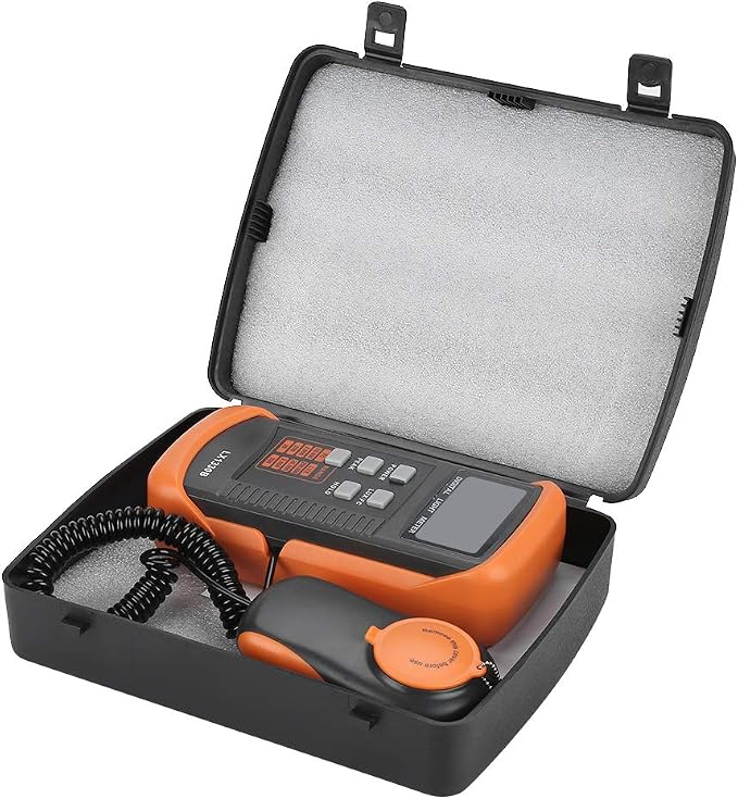 Walfront Light Meter for Plants Lux Meter Meter 0-200,000 Digital Luxmeter LX1330B LCD Display Illuminance Luminometer Lux and FC Switchable