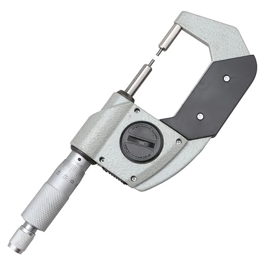 Spline Micrometer, 2x5mm Spline, Electronic Micrometer Measuring Tool, 0-1"/0-25mm, 0-1"/0.00005", Inch/Metric