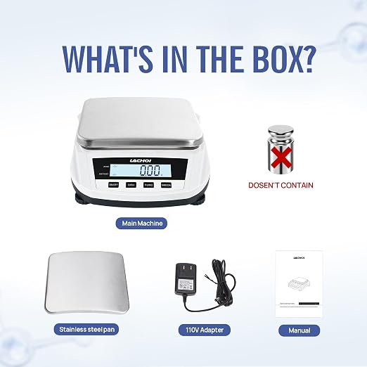 Lab Scale 0.01g×5000g Precision Scale Analytical Balance Lab Scale 0.01g Accuracy Jewelry Scientific Digital Scale (No Test Weight)