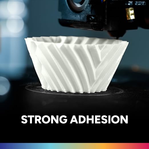 OVERTURE High Speed PLA Filament 1.75mm, Neatly Wound 3D Printer Filament 3kg Spool (6.6lbs) Rapid PLA, Dimensional Accuracy +/- 0.02 mm, Fit Most FDM 3D Printers (White 2KG-1 Pack)