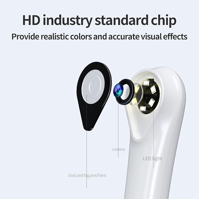 Super Clear Intraoral Camera&Dental Camera,Visual Intraoral Camera Dental with Mirco USB/Type-C/USB Connector for Personal Home Teeth Inspection,Easy to Use for Android or PC