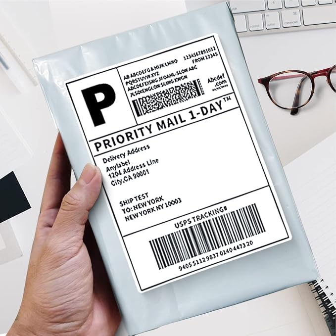 POLYSELLS 100 pack 9x12 Inch Poly Mailers Shipping Envelopes, Strong Adhesive Sealing, Waterproof, and Tear-resistant Postal Mailing Bags for Clothing, Books, and Accessories White