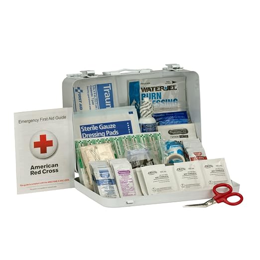 First Aid Only 90560 Bulk ANSI A 25-Person Emergency First Aid Kit for Office, Home, and Construction, 89 Pieces