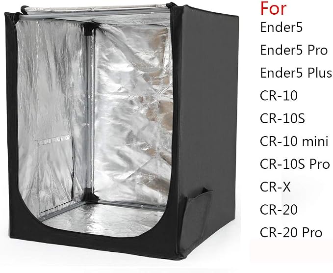 3D Printer Enclosure, Creality Fireproof and Dustproof 3D Printer Enclosure Constant Temperature Protective Cover Room for Ender5/5 pro/5 Plus,CR-10/10S/10S PRO/10MINI,CR-X/CR-20/20PRO- Large