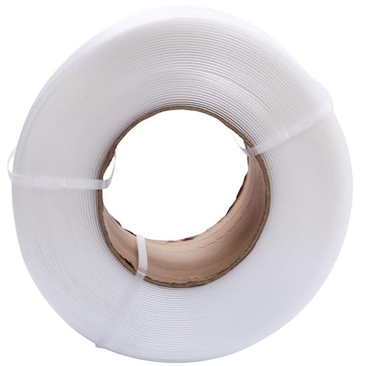 U.S. Solid 1/2 inch x 5480 Ft Hand Grade Polypropylene PP Strapping Roll of 8" Core Size, 400 lbs Break Strength Packing Straps